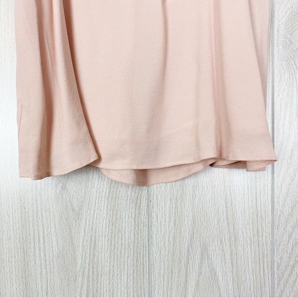 Sanctuary | Ruffle Sleeve Cold Shoulder Cameo Pink Top Size Small - Picture 7 of 10